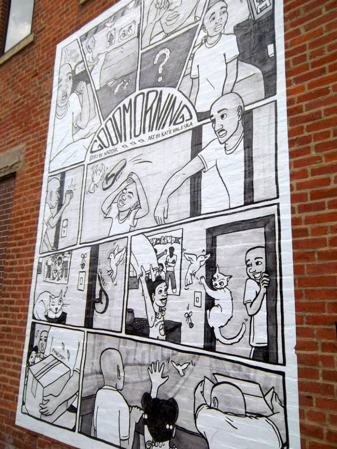 A comic book mural I photographed in Short North.